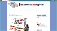 Desktop Screenshot of imprensamarginal.blogspot.com