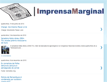 Tablet Screenshot of imprensamarginal.blogspot.com