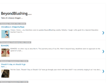 Tablet Screenshot of beyondblushing.blogspot.com