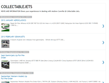 Tablet Screenshot of collectablejets.blogspot.com