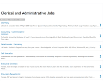 Tablet Screenshot of clerical-and-administrative.blogspot.com