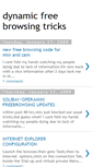 Mobile Screenshot of dynamicfreebrowsingtricks.blogspot.com