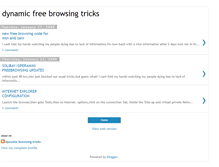 Tablet Screenshot of dynamicfreebrowsingtricks.blogspot.com