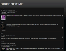 Tablet Screenshot of futurepresencewords.blogspot.com