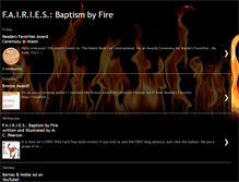 Tablet Screenshot of fairieswriter.blogspot.com