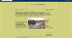 Desktop Screenshot of nucanoefishing.blogspot.com