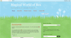 Desktop Screenshot of magicalworldofbea.blogspot.com