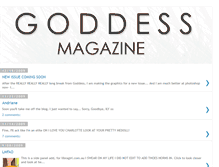 Tablet Screenshot of goddessmag.blogspot.com