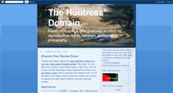 Desktop Screenshot of huntressdomain.blogspot.com