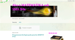 Desktop Screenshot of matematikaaq.blogspot.com
