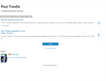 Tablet Screenshot of poorpoorfoodie.blogspot.com