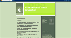 Desktop Screenshot of maddartstudent.blogspot.com