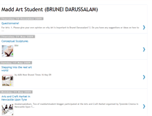 Tablet Screenshot of maddartstudent.blogspot.com
