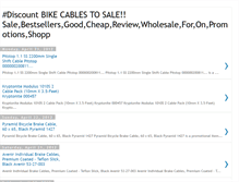 Tablet Screenshot of bikecablestosale.blogspot.com