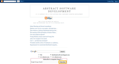 Desktop Screenshot of distributed-software.blogspot.com