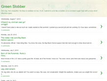 Tablet Screenshot of greenslobber.blogspot.com