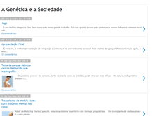 Tablet Screenshot of geneticaesociedade.blogspot.com