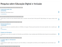 Tablet Screenshot of educacaodigitaleinclusao.blogspot.com