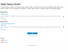 Tablet Screenshot of imatth8ters.blogspot.com