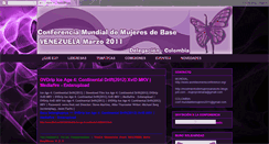 Desktop Screenshot of conferenciamundial2011.blogspot.com