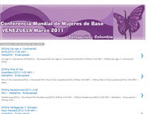 Tablet Screenshot of conferenciamundial2011.blogspot.com
