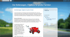 Desktop Screenshot of bollerwagen-info.blogspot.com