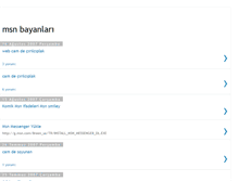 Tablet Screenshot of msnbayan.blogspot.com