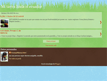 Tablet Screenshot of mitierralindaelecuador.blogspot.com