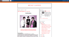 Desktop Screenshot of musiclistenforyou.blogspot.com