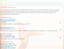 Tablet Screenshot of adhdanswers.blogspot.com