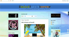 Desktop Screenshot of myitalodisco.blogspot.com