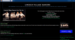 Desktop Screenshot of lincolnvillagedancers.blogspot.com