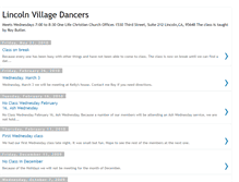 Tablet Screenshot of lincolnvillagedancers.blogspot.com