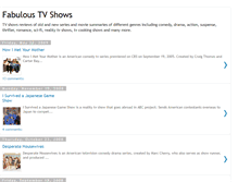 Tablet Screenshot of fabuloustvshows.blogspot.com