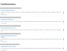 Tablet Screenshot of castlemaniacsblog.blogspot.com
