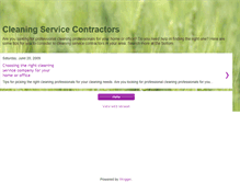 Tablet Screenshot of cleaningservicecompany.blogspot.com