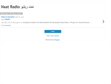 Tablet Screenshot of naatradio.blogspot.com