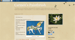 Desktop Screenshot of carmenspaintbrush.blogspot.com