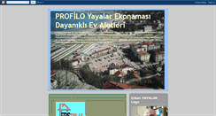 Desktop Screenshot of profiloyayalar.blogspot.com