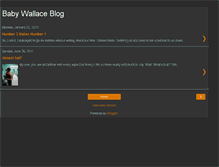 Tablet Screenshot of cajunbabywallace.blogspot.com
