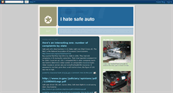 Desktop Screenshot of ihatesafeauto.blogspot.com