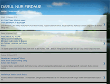 Tablet Screenshot of darulnurfirdaus.blogspot.com