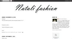 Desktop Screenshot of natalifashion.blogspot.com