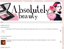 Tablet Screenshot of absolutelybeauty.blogspot.com