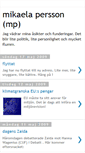 Mobile Screenshot of mikaelapersson.blogspot.com