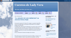 Desktop Screenshot of cuentosdeladyvera.blogspot.com