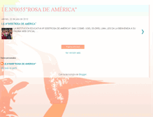 Tablet Screenshot of ie0055rosadeamerica.blogspot.com