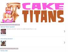 Tablet Screenshot of caketitans.blogspot.com