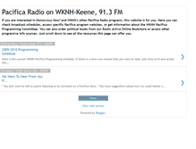 Tablet Screenshot of pacifica-radio-on-wknh.blogspot.com