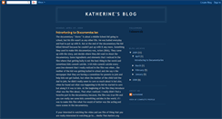 Desktop Screenshot of katherine802.blogspot.com